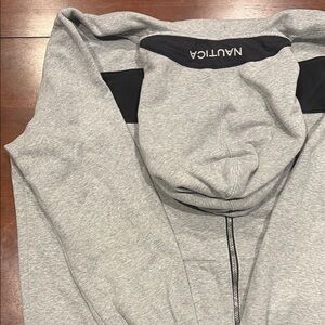 Nautica Gray Zip-Up Hoodie
